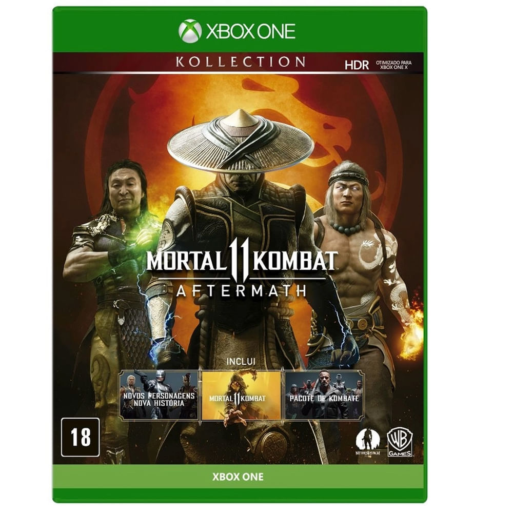 Jogo Mortal Kombat 11 Aftermath Br Xbox One Loja Rcell