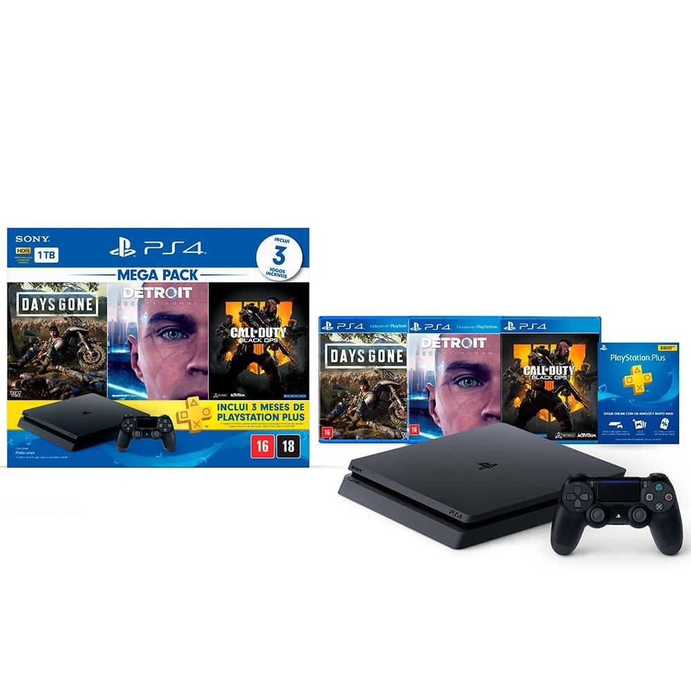Console Playstation 4 1 Tb Hits Bundle Edição 5.1 PS4 Loja Rcell