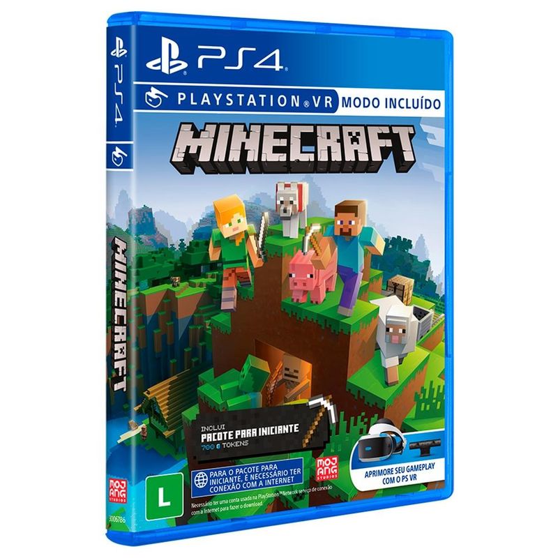 Jogo Minecraft Starter Collection Refresh PS4 Loja Rcell jogo-minecraft-starter-collection-refresh-ps4-loja-rcell