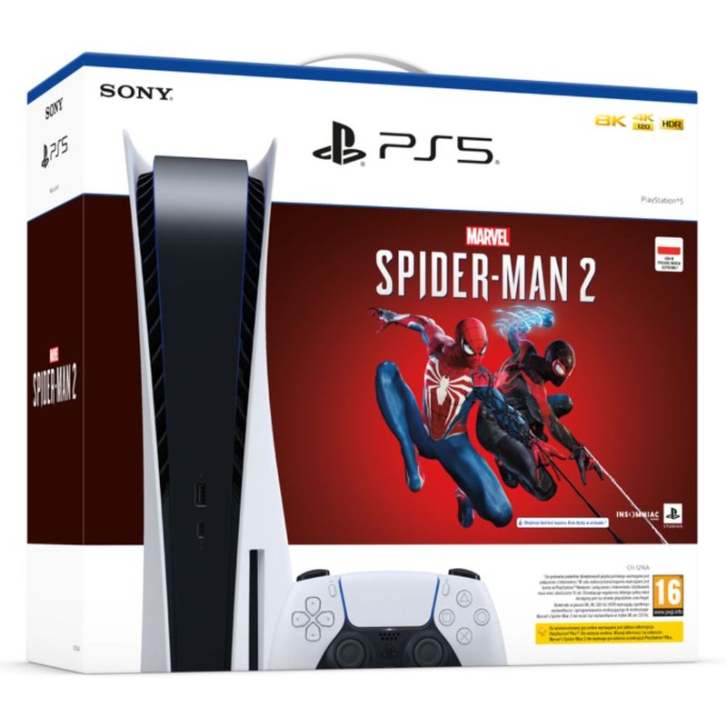 PS5 Físico 825GB + Jogo Spider-Man 2, Promoção